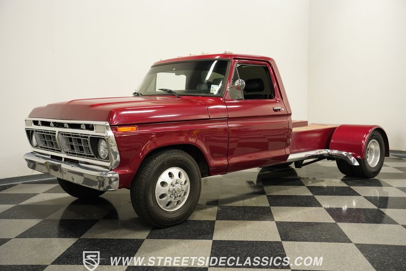 Unknown-F-350-1974-Maroon-Black-2