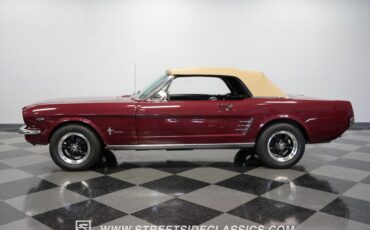 Unknown-Mustang-1966-Vintage-Burgundy-Black-1