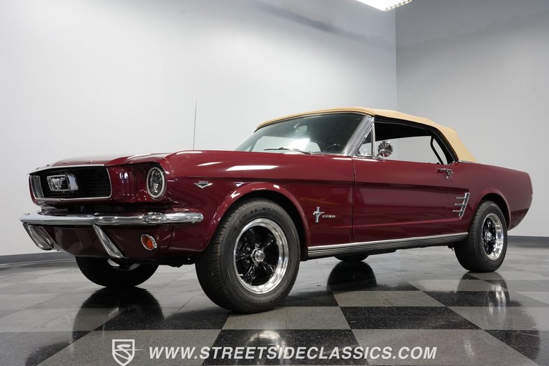 Unknown-Mustang-1966-Vintage-Burgundy-Black-22