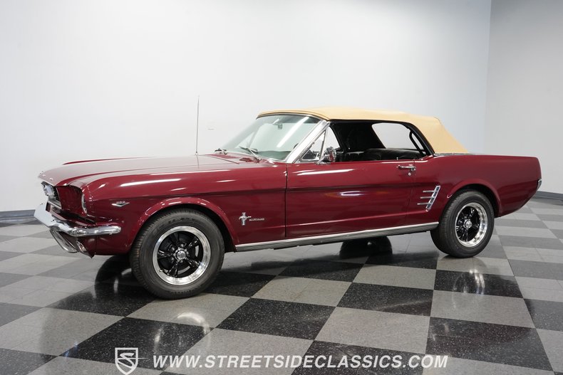 Unknown-Mustang-1966-Vintage-Burgundy-Black-9