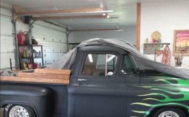 Unknown-Pickup-1957-Flat-BlackGreen-1
