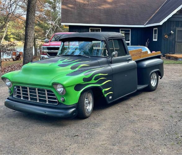 Unknown-Pickup-1957-Flat-BlackGreen