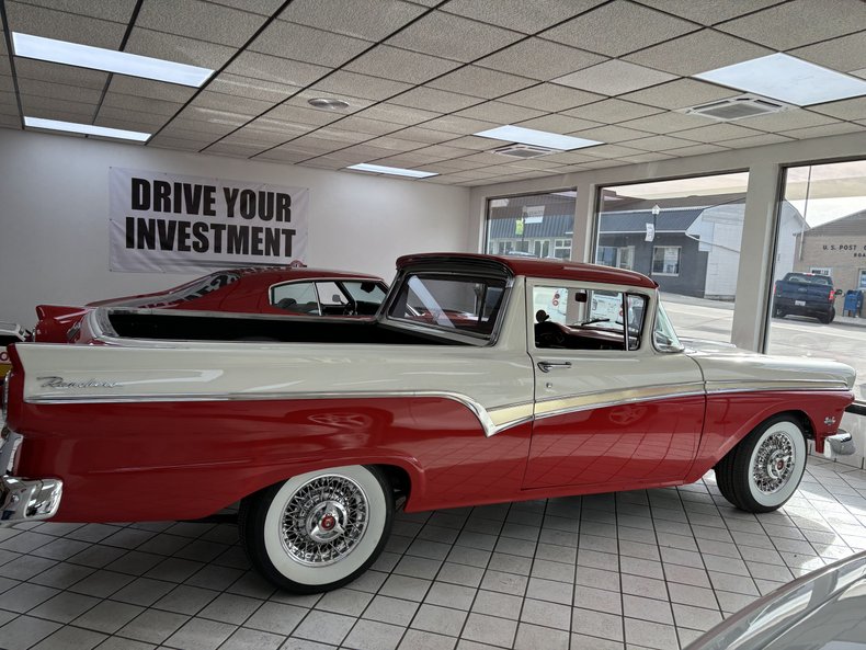 Unknown-Ranchero-1957-Red-ampamp-White-Black-And-Red