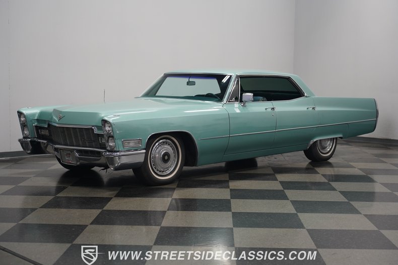 Unknown-Sedan-deville-1968-Silver-Pine-Green-Green-12