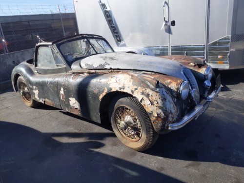 Unknown-Xk140-1954-Green-Red