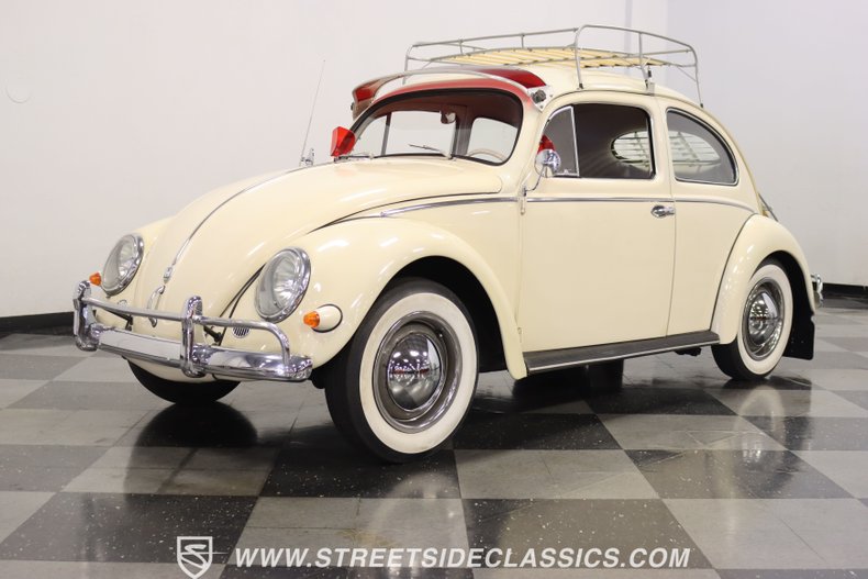 Volkswagen-Beetle-1957-Cream-Red-2