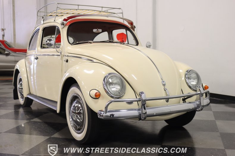 Volkswagen-Beetle-1957-Cream-Red-22