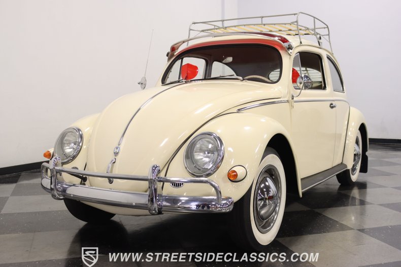 Volkswagen-Beetle-1957-Cream-Red-24