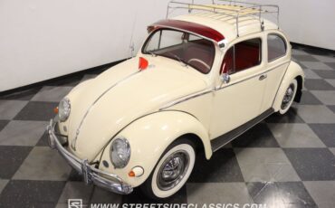 Volkswagen-Beetle-1957-Cream-Red-25