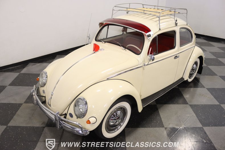 Volkswagen-Beetle-1957-Cream-Red-25