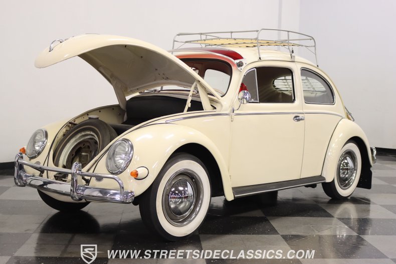 Volkswagen-Beetle-1957-Cream-Red-35