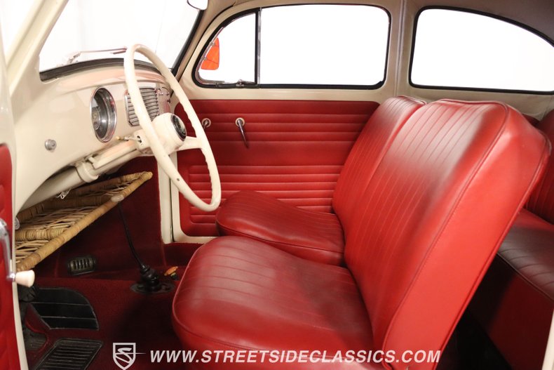 Volkswagen-Beetle-1957-Cream-Red-9