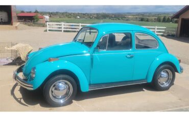 Volkswagen-Beetle-1973-Turquois-Black-1