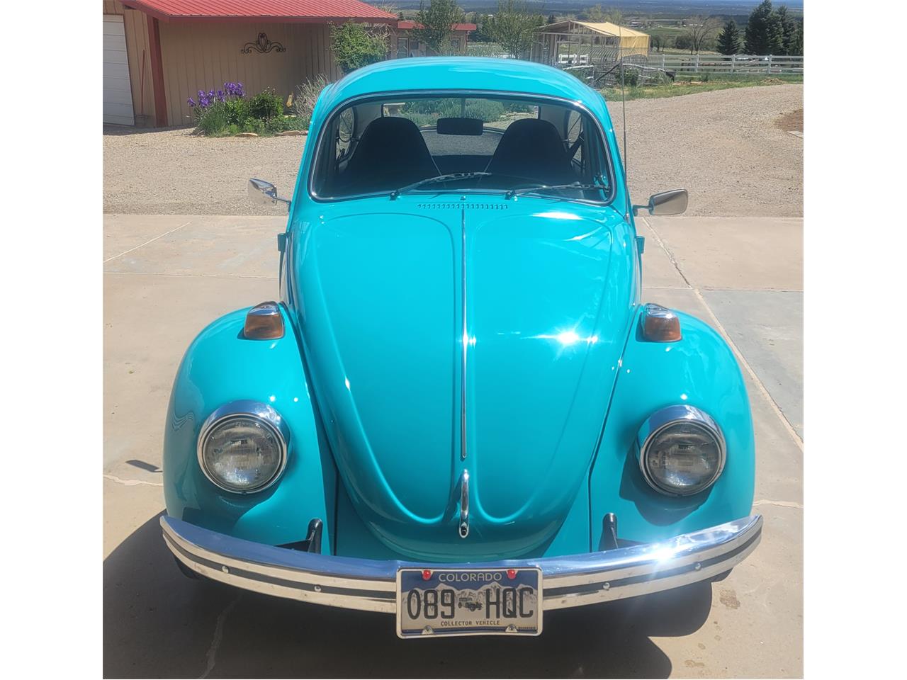 Volkswagen-Beetle-1973-Turquois-Black-4