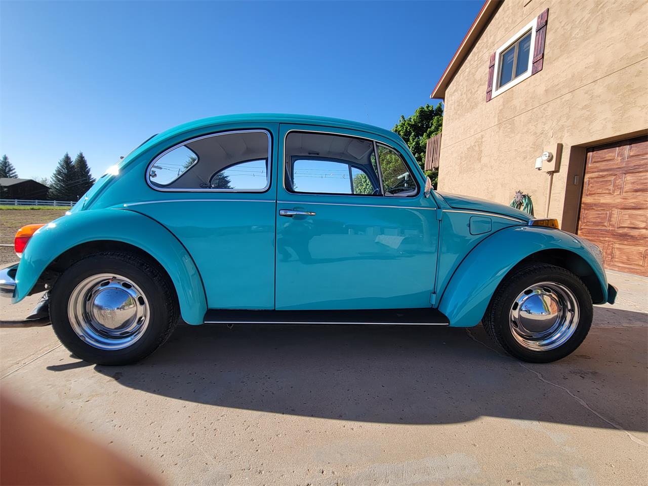 Volkswagen-Beetle-1973-Turquois-Black-6