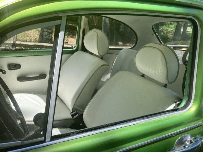 Volkswagen-Beetle-1977-Green-White-4