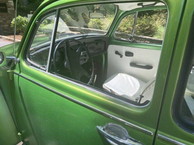 Volkswagen-Beetle-1977-Green-White-6