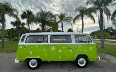 Volkswagen-Bus-1975-Green-Tan-10