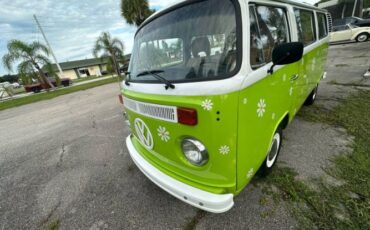 Volkswagen-Bus-1975-Green-Tan-4