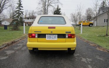 Volkswagen-Cabriolet-1991-Yellow-White-1