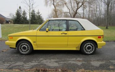 Volkswagen-Cabriolet-1991-Yellow-White-6