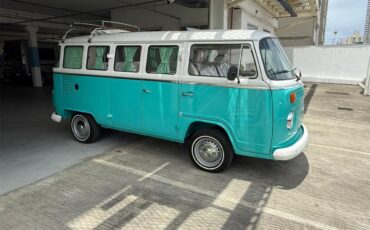 Volkswagen-Camper-1993-GreenWhite-Brown-18