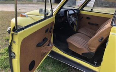 Volkswagen-Convertible-1979-Yellow-Tan-14