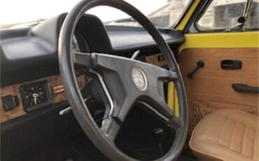 Volkswagen-Convertible-1979-Yellow-Tan-15
