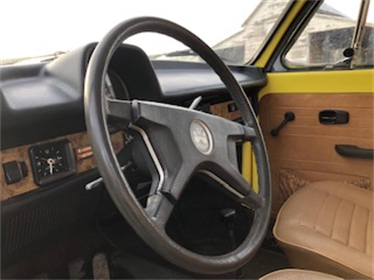 Volkswagen-Convertible-1979-Yellow-Tan-15