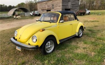 Volkswagen-Convertible-1979-Yellow-Tan-29
