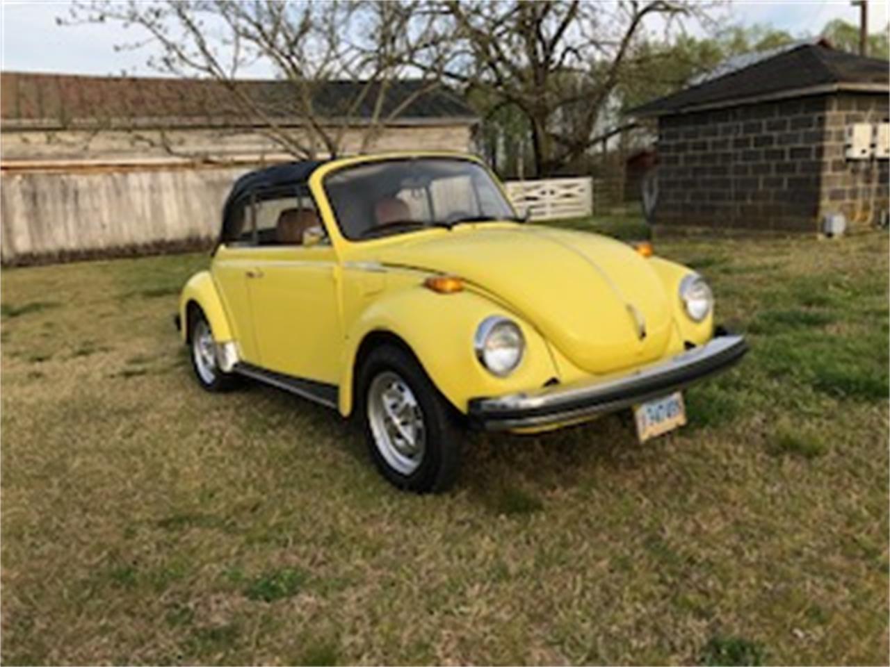 Volkswagen-Convertible-1979-Yellow-Tan-5