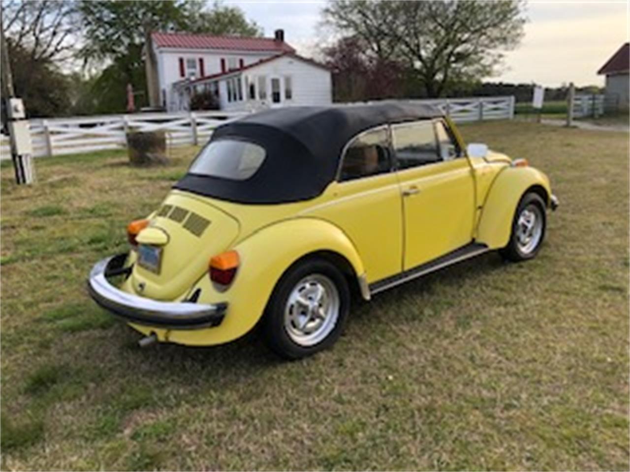 Volkswagen-Convertible-1979-Yellow-Tan-6