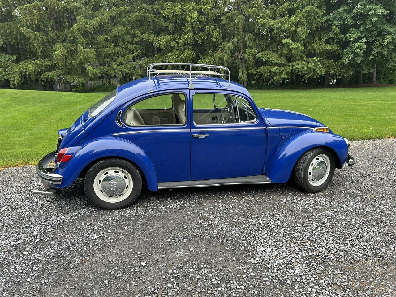 Volkswagen-Super-beetle-1971-Blue-Off-White-10