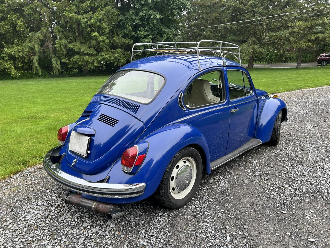 Volkswagen-Super-beetle-1971-Blue-Off-White-11