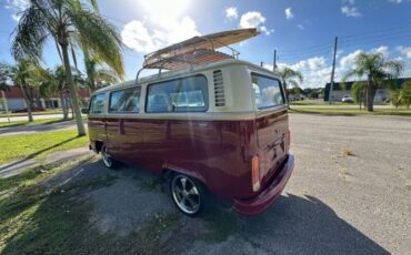 Volkswagen-Transporter-1979-Burgundy-Tan-16