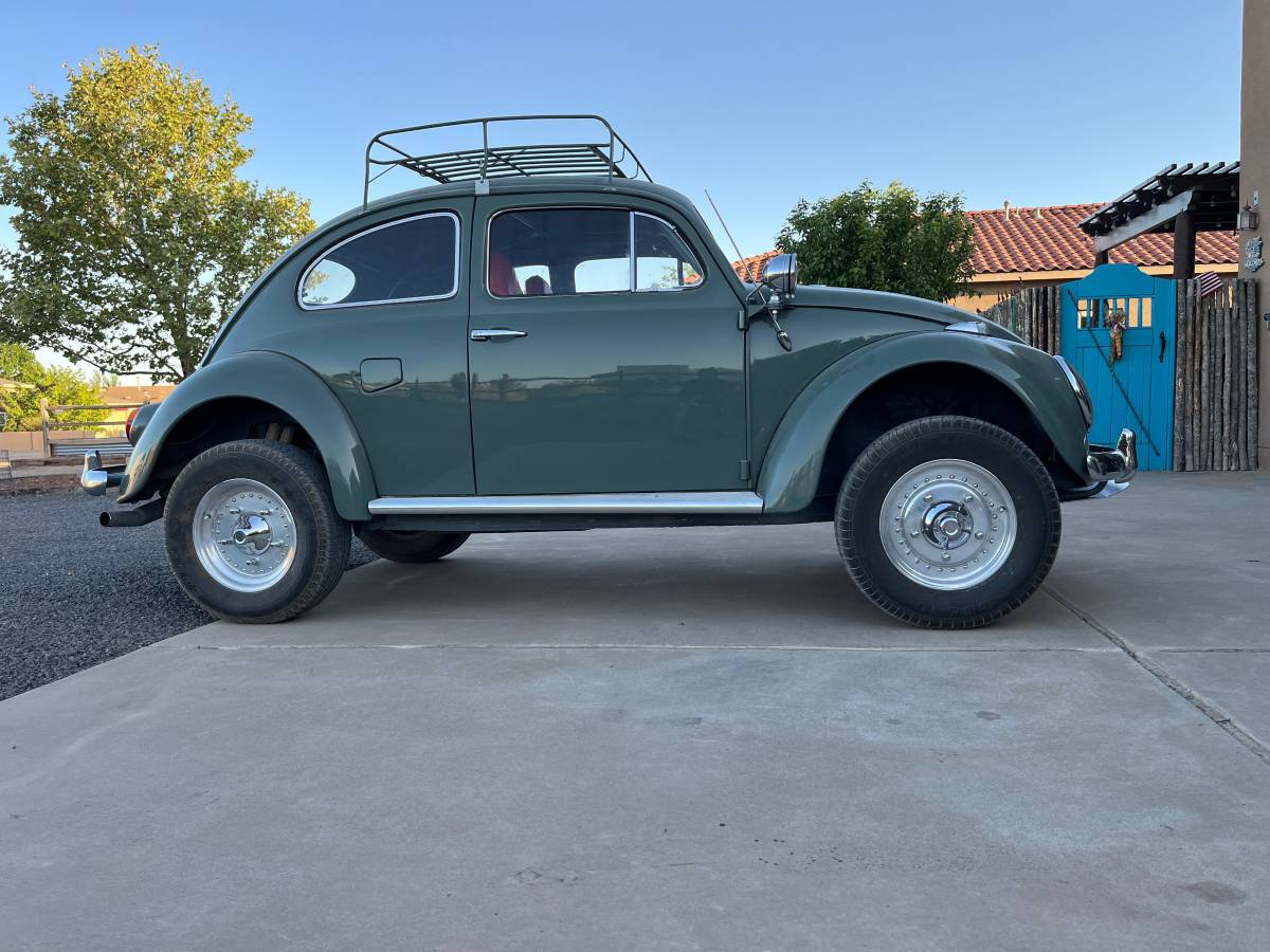 Volkswagen-bug-1957-green-2