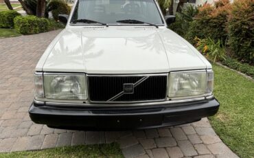 Volvo-240-1988-White-Tan-5
