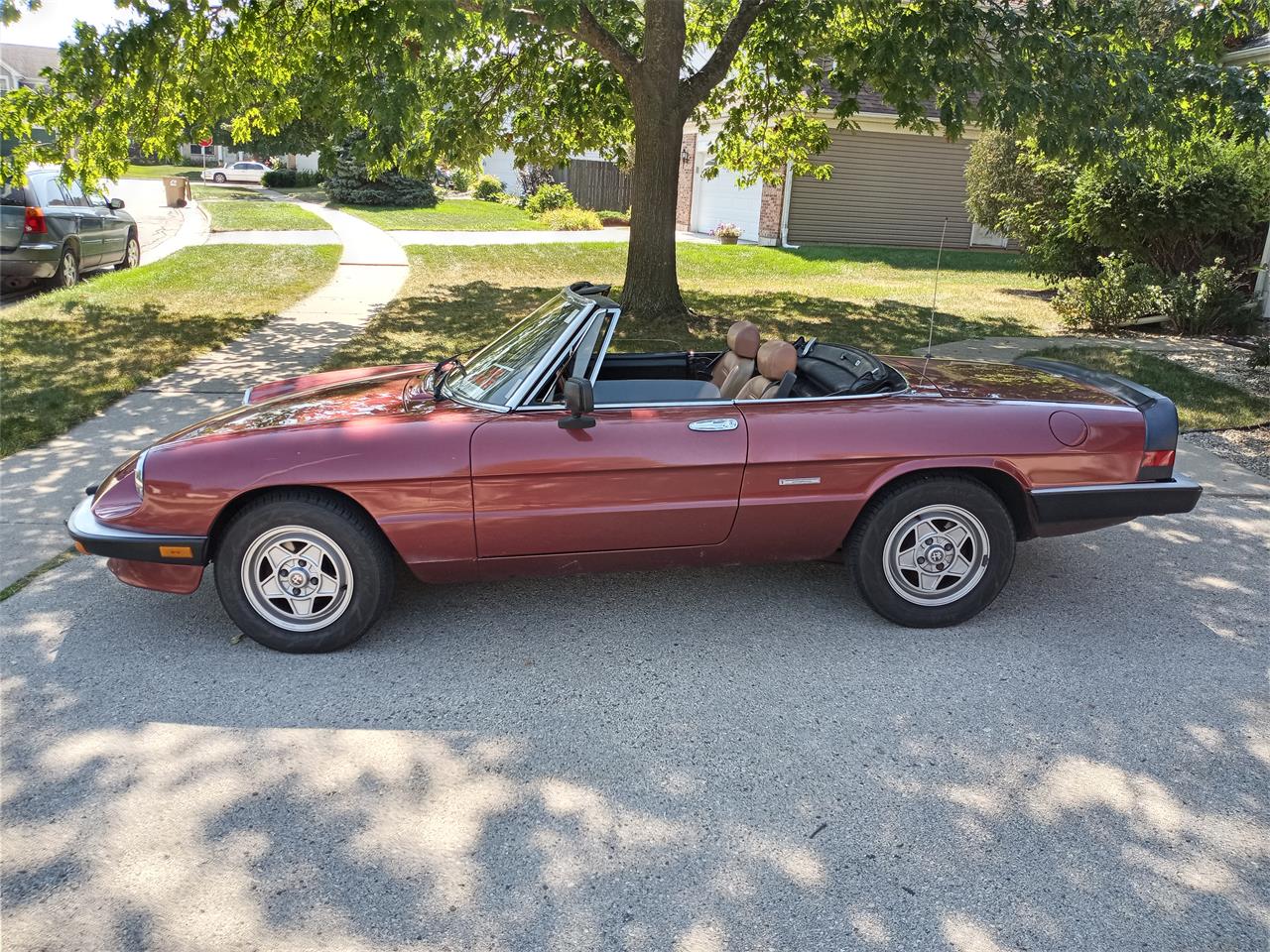 Alfa-romeo-Spider-1989-Burgundy-black-and-tan-2