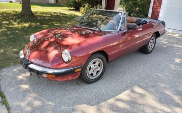 Alfa-romeo-Spider-1989-Burgundy-black-and-tan