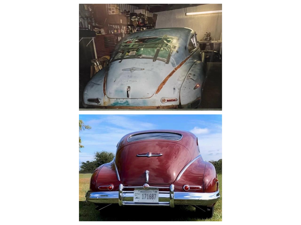 Buick-Sedanette-1946-Ruby-red-maroon-Red-and-silver-14