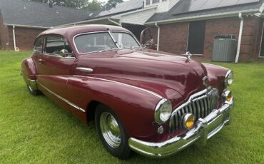 Buick-Sedanette-1946-Ruby-red-maroon-Red-and-silver-19