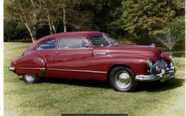 Buick-Sedanette-1946-Ruby-red-maroon-Red-and-silver-21