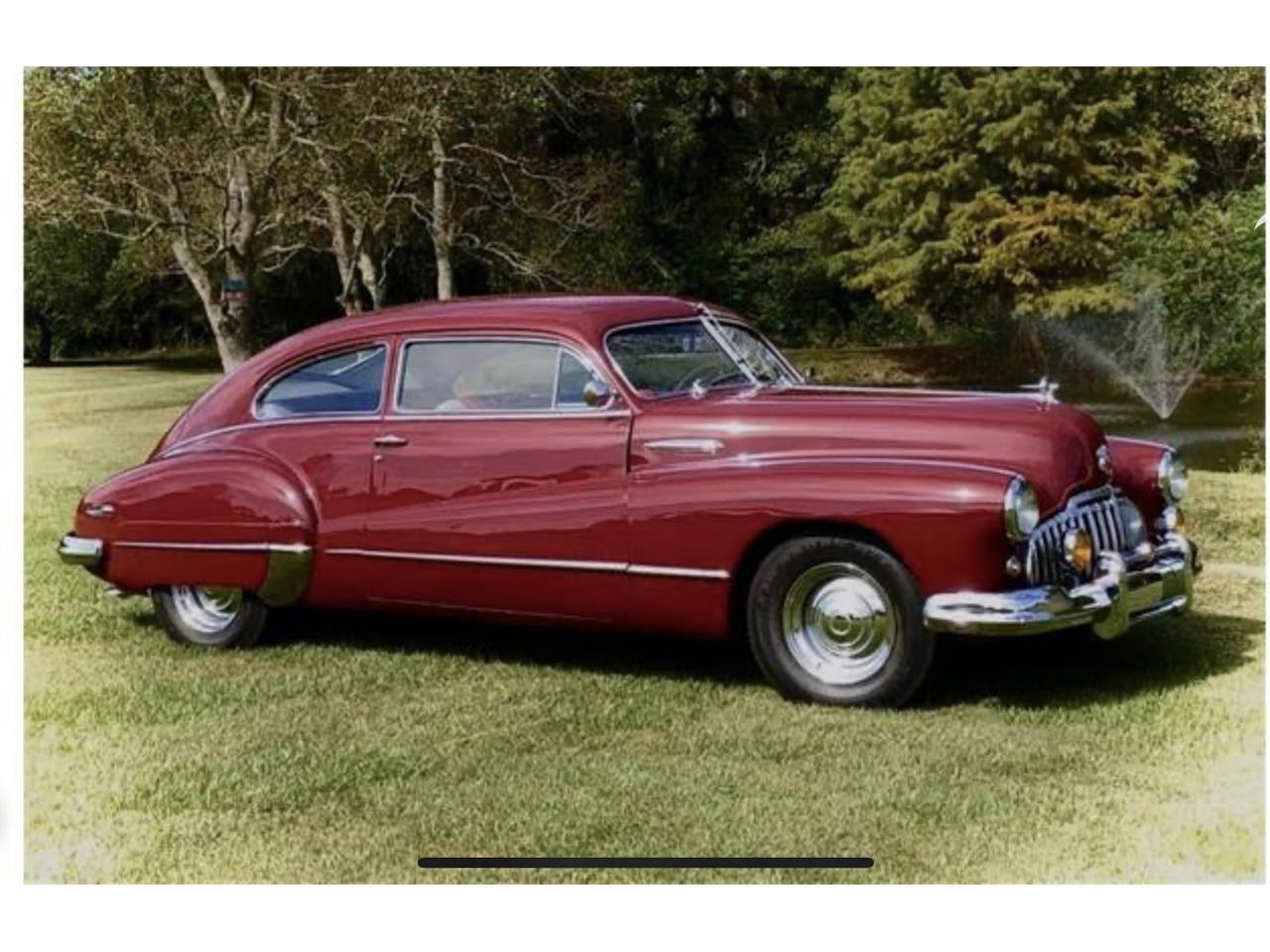 Buick-Sedanette-1946-Ruby-red-maroon-Red-and-silver-21