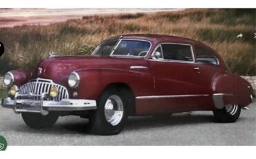 Buick-Sedanette-1946-Ruby-red-maroon-Red-and-silver-45