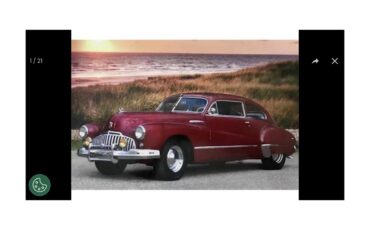 Buick-Sedanette-1946-Ruby-red-maroon-Red-and-silver-46