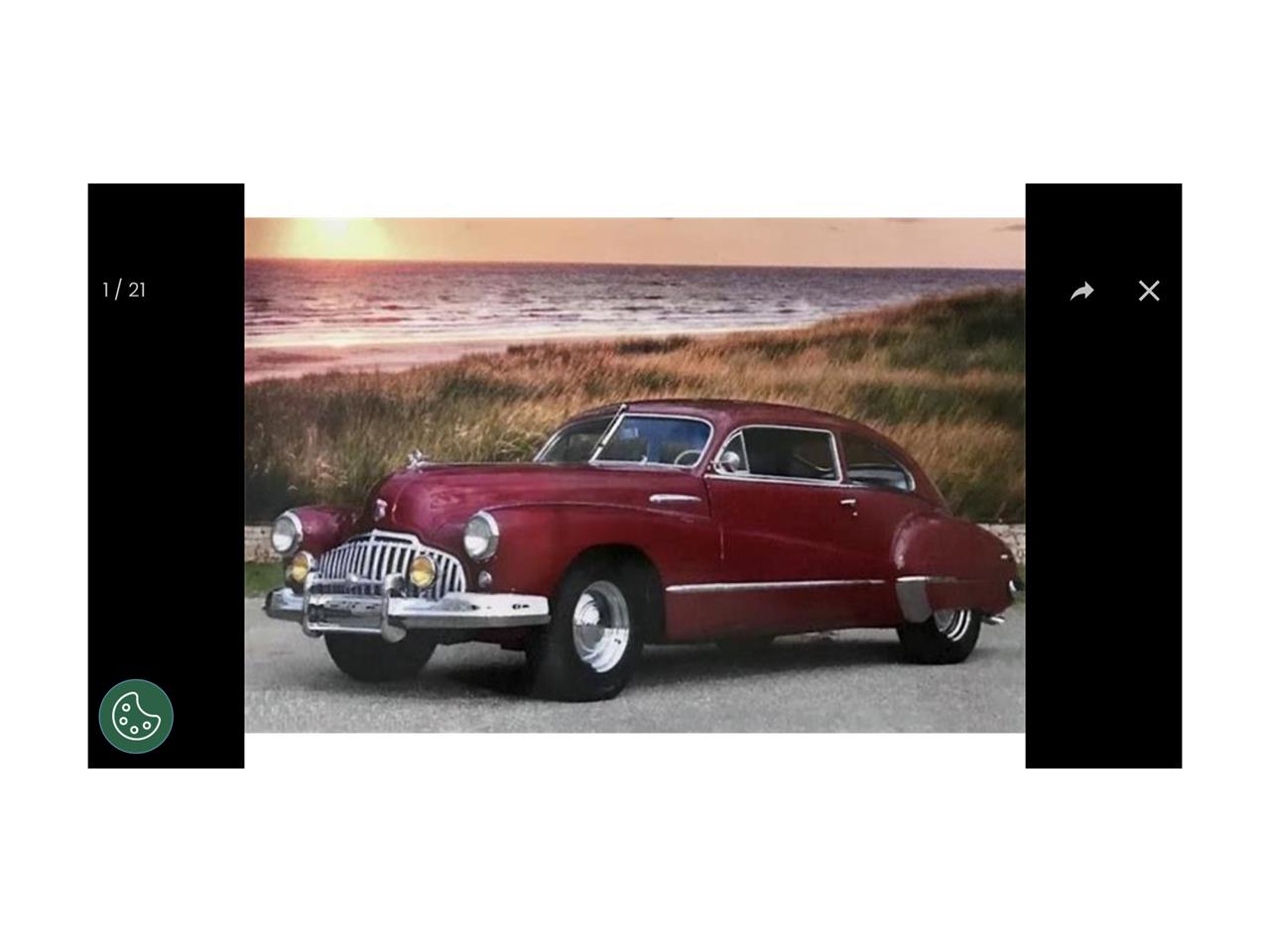 Buick-Sedanette-1946-Ruby-red-maroon-Red-and-silver-46