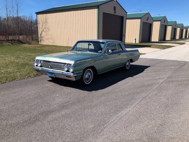 Buick-Skylark-1963-Green-Black-Vinyl-10