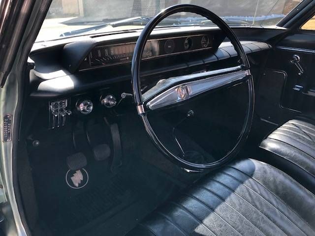 Buick-Skylark-1963-Green-Black-Vinyl-4