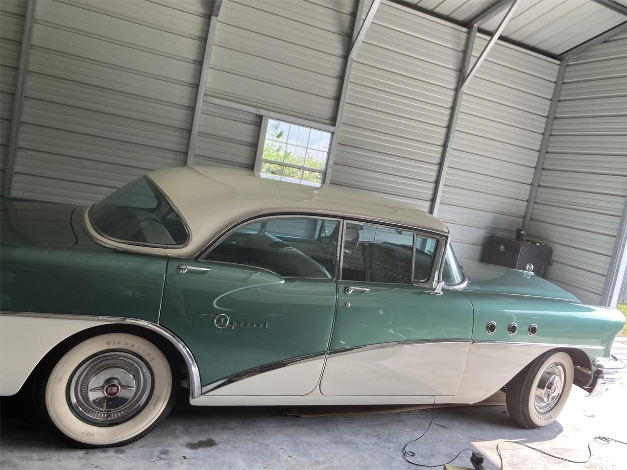 Buick-Special-1955-Green-White-Green-White-9
