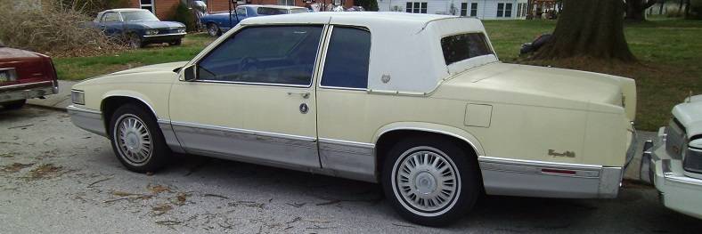 Cadillac-1991-yellow-2